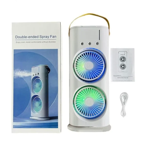 پنکه مه پاش رومیزی دوقلو مدل Double-ended Spray Fan
